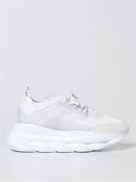 versace trainers mens white|Versace trainers men's sale.